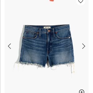 Madewell perfect Jean shorts in Rayburn NWOT 23